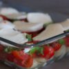 Gnocchi , Tomaten, Basilikum, Mozzarella Auflauf