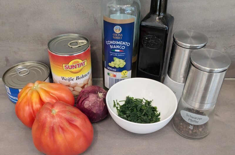 Bohnen- Thunfisch Salat