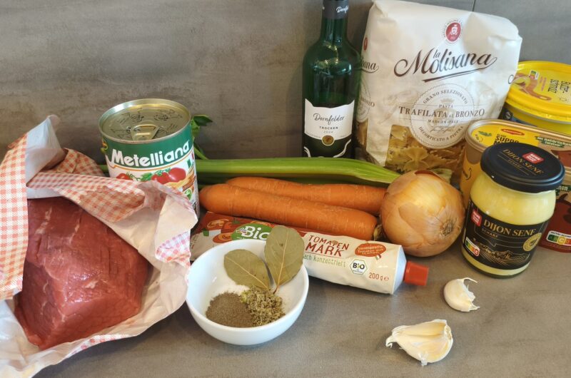 Schmorbraten Pasta