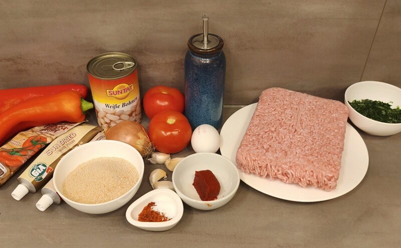 Spanische Hackbällchen Pfanne (Albondigas)