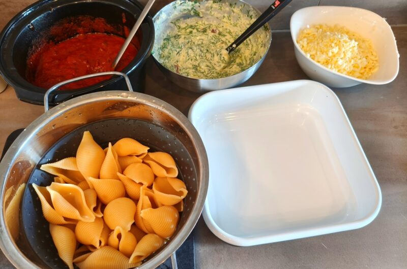 Gefüllte Conchiglioni