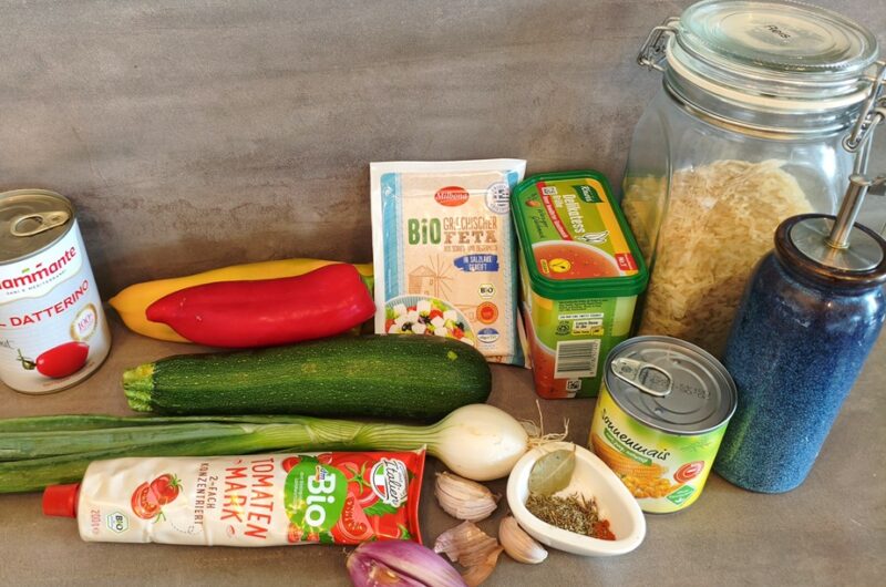 Gemüsereis aus dem Crock Pot
